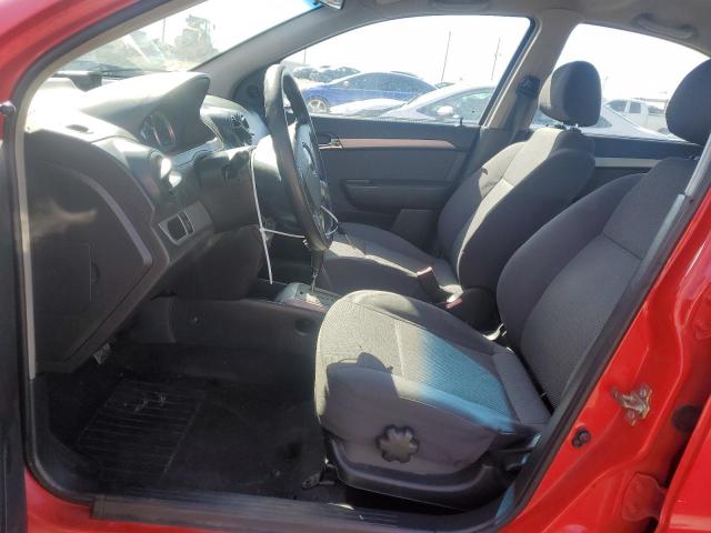 KL1TD56657B086924 - 2007 CHEVROLET AVEO BASE Qırmızı foto 7