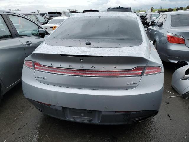 3LN6L2LU8ER832622 - 2014 LINCOLN MKZ HYBRID SILVER photo 6