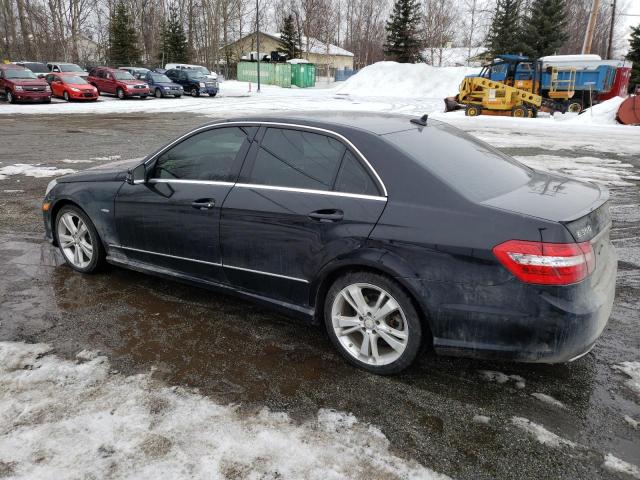 WDDHF8JB4CA631189 - 2012 MERCEDES-BENZ E 350 4MATIC BLACK photo 2