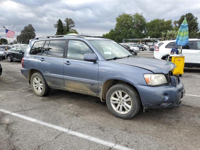 JTEEW21A960029105 - 2006 TOYOTA HIGHLANDER HYBRID BLUE photo 4