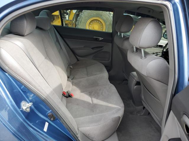 1HGFA16517L075249 - 2007 HONDA CIVIC LX BLUE photo 10