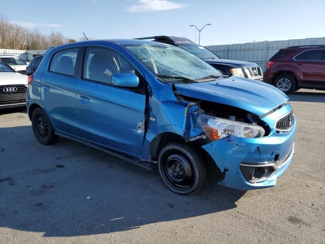 ML32A3HJ4JH012534 - 2018 MITSUBISHI MIRAGE ES BLUE photo 4