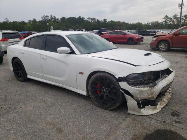 2C3CDXGJXKH689024 - 2019 DODGE CHARGER SCAT PACK WHITE photo 4