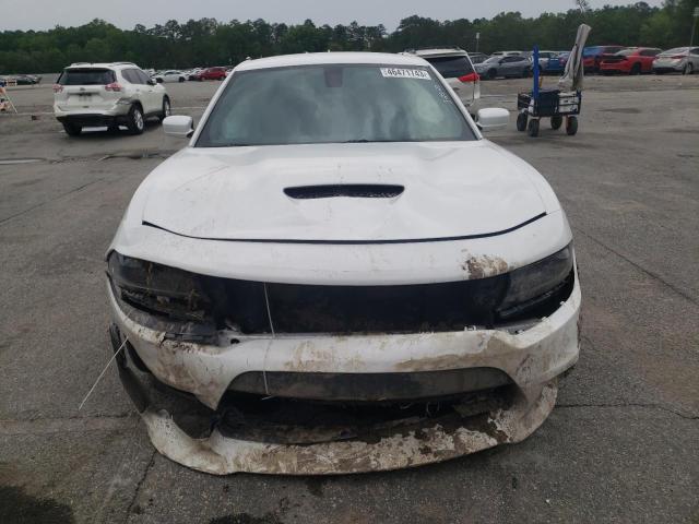 2C3CDXGJXKH689024 - 2019 DODGE CHARGER SCAT PACK WHITE photo 5