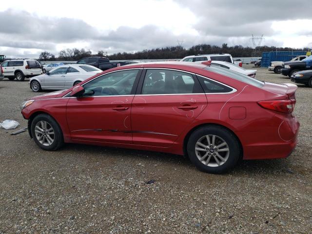 5NPE24AF9HH533456 - 2017 HYUNDAI SONATA SE RED photo 2