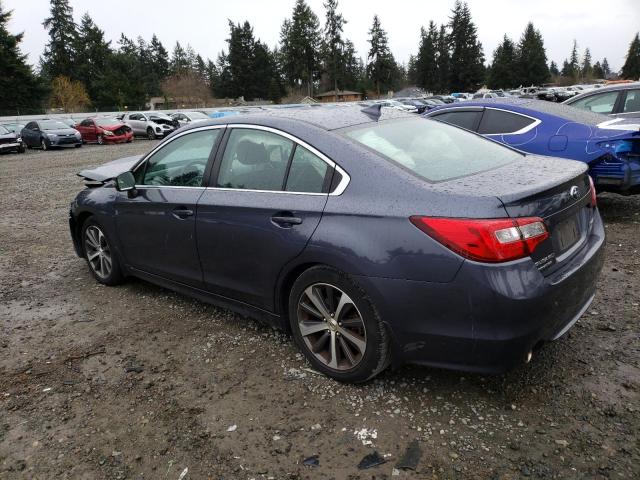 4S3BNAJ68G3011887 - 2016 SUBARU LEGACY 2.5I LIMITED CHARCOAL photo 2