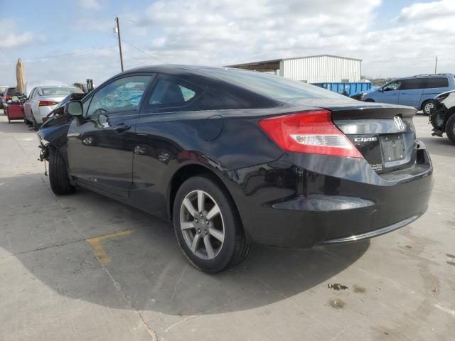 2HGFG3B5XCH553434 - 2012 HONDA CIVIC LX BLACK photo 2