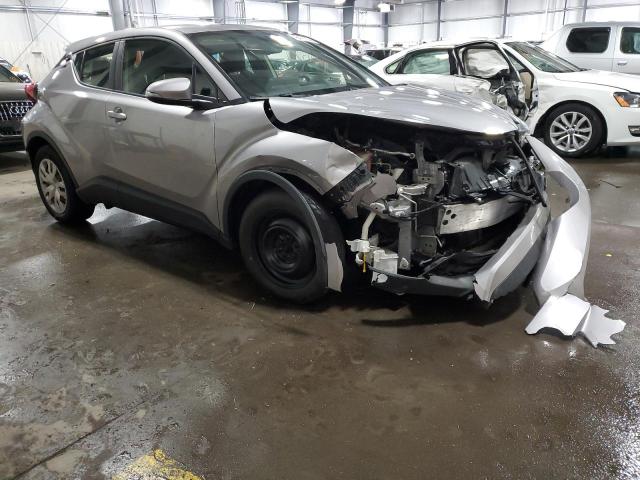 JTNKHMBX3K1025115 - 2019 TOYOTA C-HR XLE SILVER photo 4