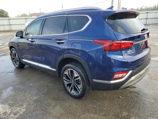 5NMS53AA8KH056242 - 2019 HYUNDAI SANTA FE LIMITED BLUE photo 2