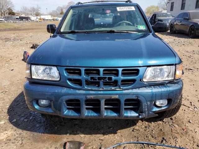 4S2DM58W714305991 - 2001 ISUZU RODEO S BLUE photo 5