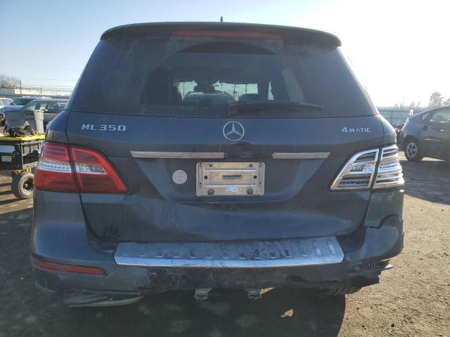 4JGDA5HBXDA204933 - 2013 MERCEDES-BENZ ML 350 4MATIC GRAY photo 6