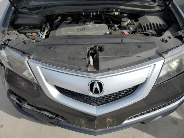 2HNYD2H6XBH505547 - 2011 ACURA MDX TECHNOLOGY GRAY photo 11