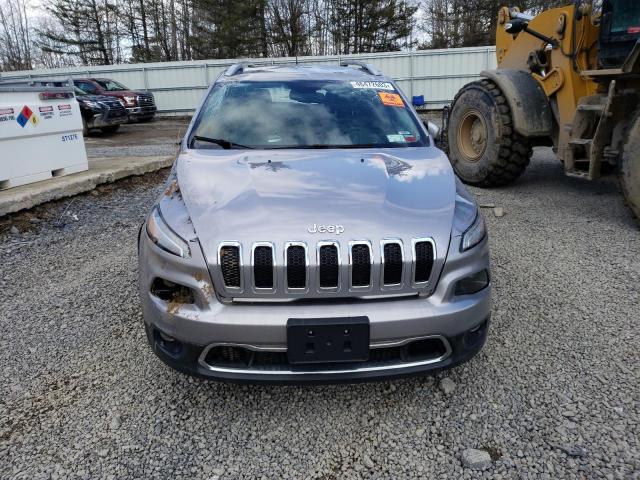 1C4PJMDBXHD220197 - 2017 JEEP CHEROKEE LIMITED SILVER photo 5