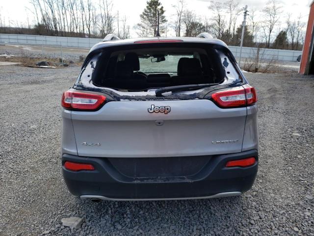 1C4PJMDBXHD220197 - 2017 JEEP CHEROKEE LIMITED SILVER photo 6