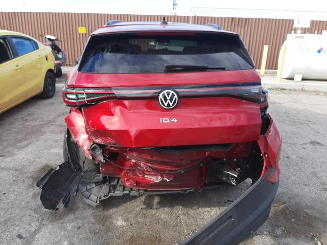 1V2VMPE82PC030772 - 2023 VOLKSWAGEN ID.4 PRO S წითელი ფოტო 6