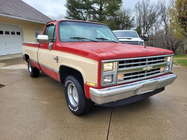 1GCDR14KXHS109722 - 1987 CHEVROLET R10 TWO TONE photo 1