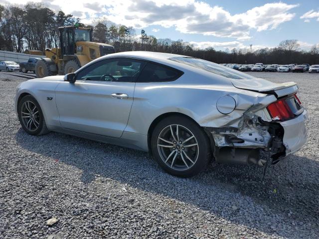 1FA6P8AM2F5349605 - 2015 FORD MUSTANG SILVER photo 2