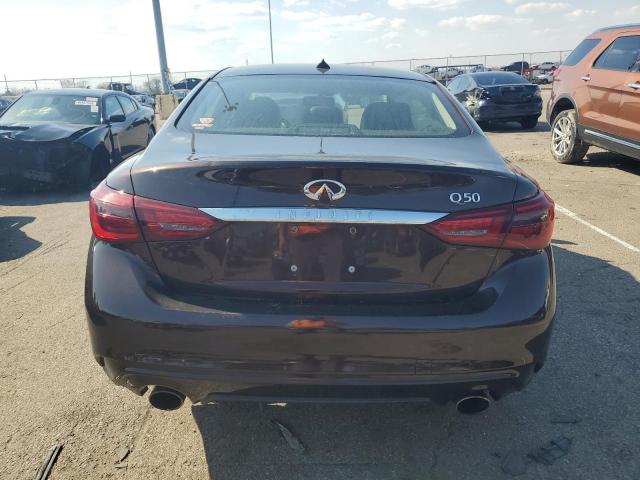 JN1EV7AP5JM354931 - 2018 INFINITI Q50 LUXE BROWN photo 6