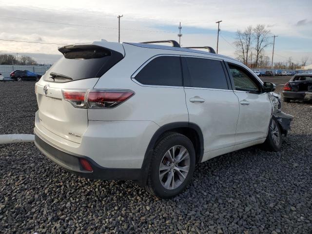 5TDJKRFH2ES058289 - 2014 TOYOTA HIGHLANDER XLE 白色 照片 3