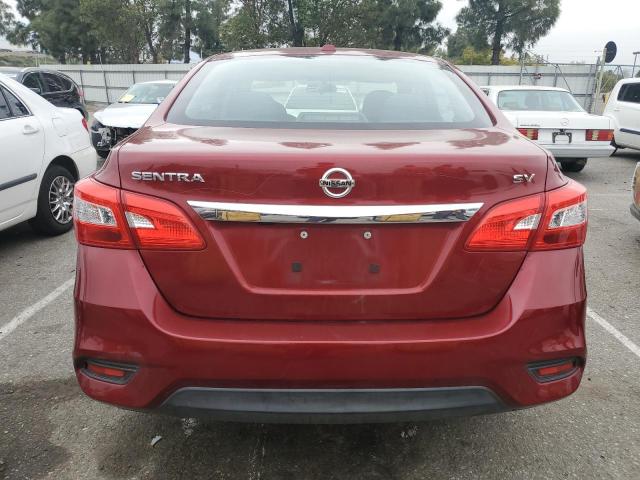 3N1AB7AP9KY296280 - 2019 NISSAN SENTRA S BURGUNDY photo 6