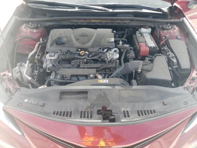 4T1C11AKXNU661546 - 2022 TOYOTA CAMRY LE RED photo 11