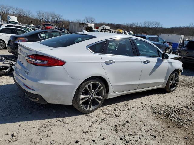 3FA6P0K92LR115839 - 2020 FORD FUSION TITANIUM WHITE photo 3