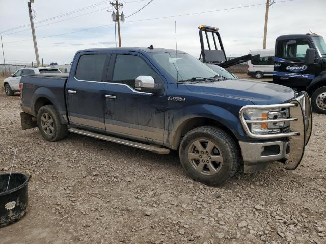 1FTEW1EP6KKC69451 - 2019 FORD F150 SUPERCREW BLUE photo 4