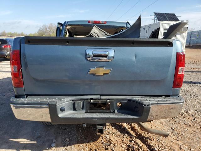 2GCEC13C371648259 - 2007 CHEVROLET SILVERADO C1500 CREW CAB BLUE photo 6