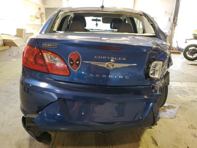 1C3CC4FB8AN154100 - 2010 CHRYSLER SEBRING TOURING BLUE photo 6