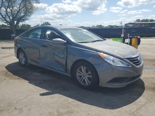 5NPEB4AC9EH885423 - 2014 HYUNDAI SONATA GLS GRAY photo 4