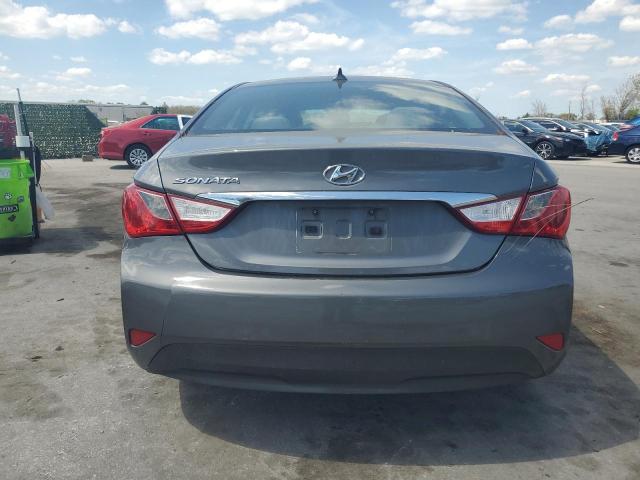 5NPEB4AC9EH885423 - 2014 HYUNDAI SONATA GLS GRAY photo 6