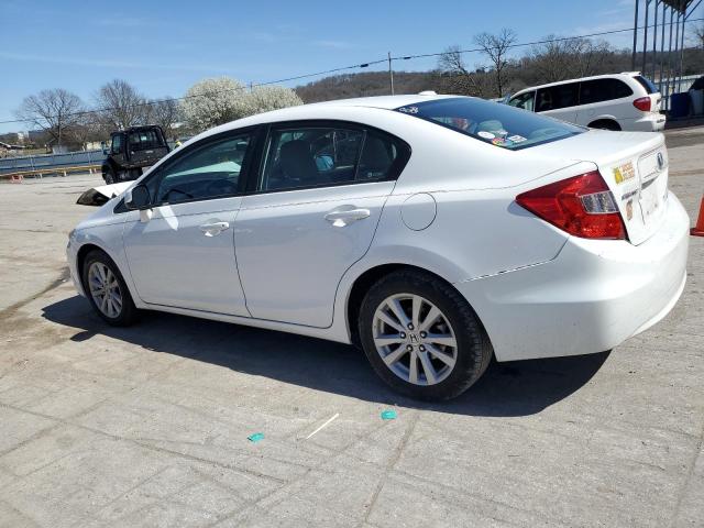 2HGFB2F95CH513963 - 2012 HONDA CIVIC EXL თეთრი ფოტო 2