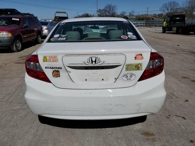 2HGFB2F95CH513963 - 2012 HONDA CIVIC EXL WHITE photo 6