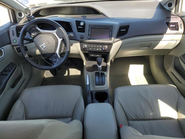 2HGFB2F95CH513963 - 2012 HONDA CIVIC EXL თეთრი ფოტო 8