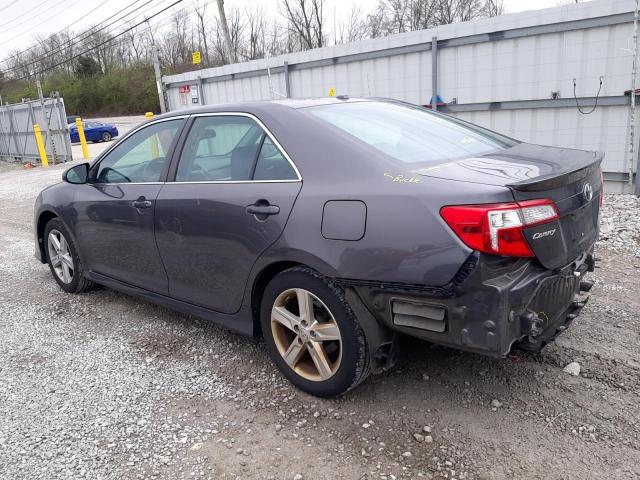 4T1BF1FK1DU282584 - 2013 TOYOTA CAMRY L GRAY photo 2