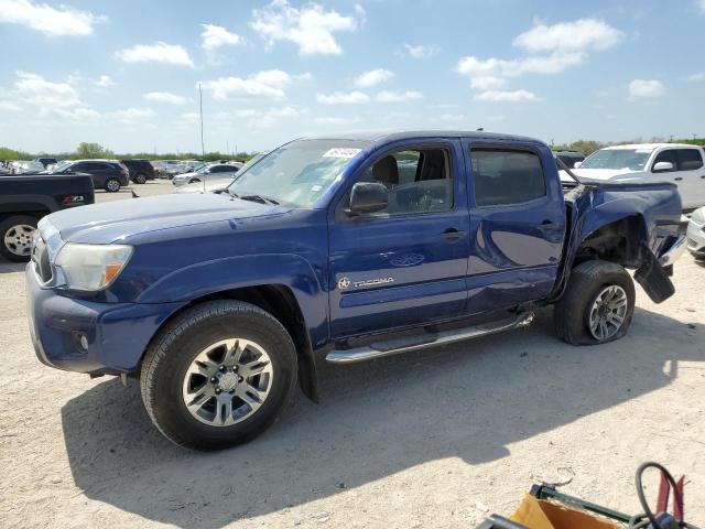 5TFJU4GN3FX075924 - 2015 TOYOTA TACOMA DOUBLE CAB PRERUNNER BLUE photo 1