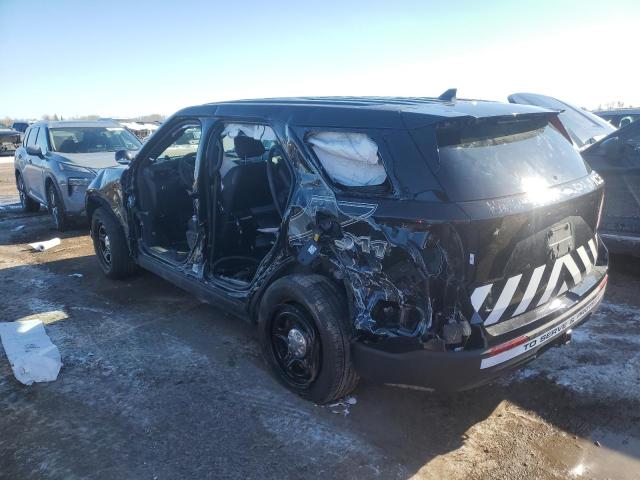 1FM5K8AB7NGB49160 - 2022 FORD EXPLORER POLICE INTERCEPTOR 黑色 照片 2