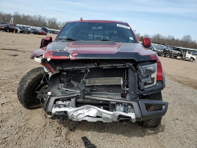 1FTFW1RG8KFC81785 - 2019 FORD F150 RAPTOR BURGUNDY photo 5