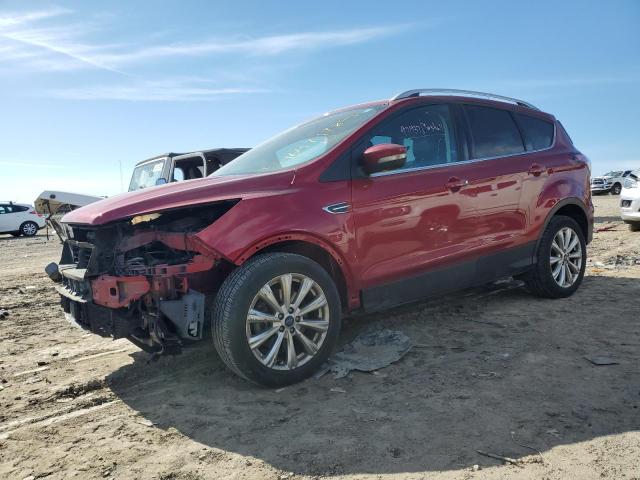 1FMCU9J90HUA63943 - 2017 FORD ESCAPE TITANIUM BURGUNDY photo 1