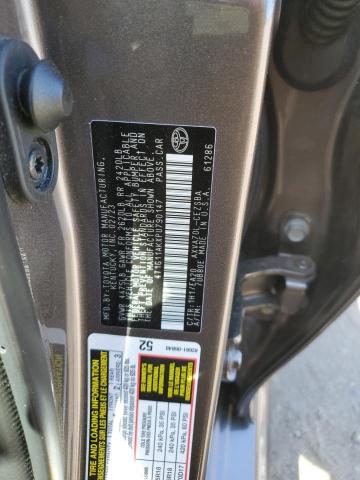 4T1G11AKXPU790147 - 2023 TOYOTA CAMRY SE NIGHT SHADE GRAY photo 13