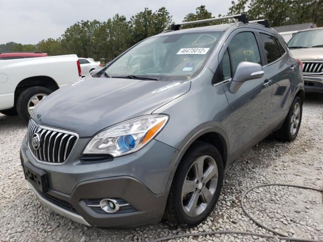 KL4CJBSBXEB608702 - 2014 BUICK ENCORE CONVENIENCE GRAY photo 2