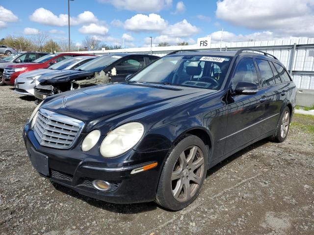 WDBUH87X77X215726 - 2007 MERCEDES-BENZ E 350 4MATIC WAGON BLACK photo 1