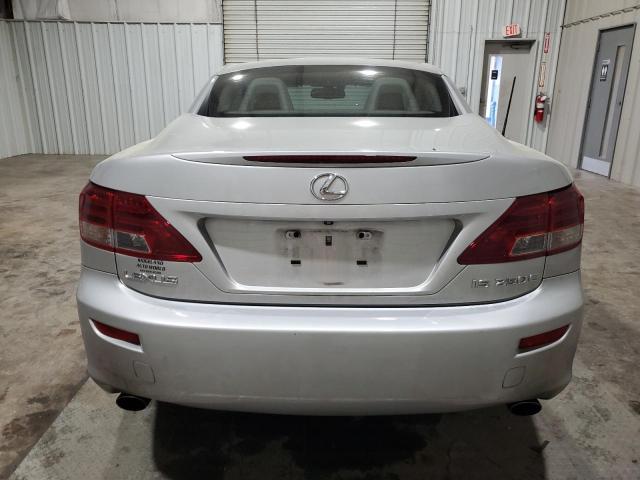 JTHFF2C20A2506028 - 2010 LEXUS IS 250 SILVER photo 6