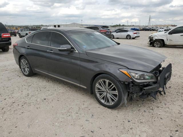 KMHGN4JE4JU283879 - 2018 GENESIS G80 BASE GRAY photo 4