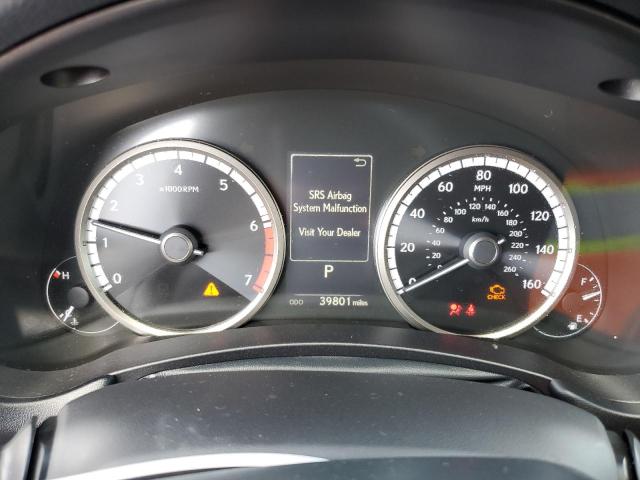 JTJSARBZ9M2186540 - 2021 LEXUS NX 300 BASE შავი ფოტო 9