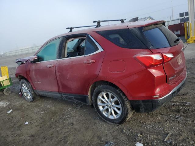 2GNAXSEV9J6327819 - 2018 CHEVROLET EQUINOX LT RED photo 2