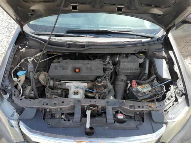 19XFB2F5XCE083905 - 2012 HONDA CIVIC LX GRAY photo 11