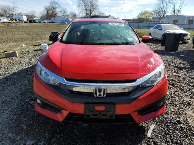 2HGFC1F78GH636474 - 2016 HONDA CIVIC EXL RED photo 5