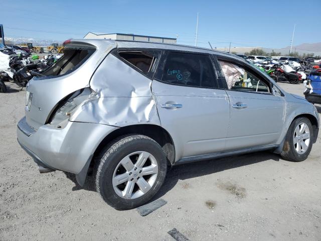 JN8AZ08T56W406567 - 2006 NISSAN MURANO SL SILVER photo 3