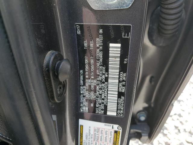 JTEBU5JR4H5429238 - 2017 TOYOTA 4RUNNER SR5/SR5 PREMIUM 石墨色 照片 12